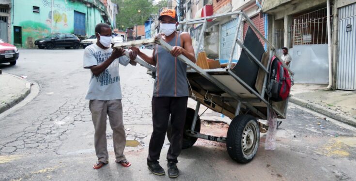 Pandemia aumenta em 47% o número de catadores de recicláveis em Santo André